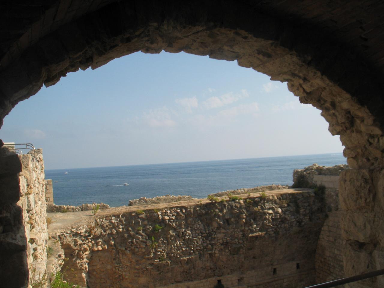 La vue panoramique du fort St Honorat